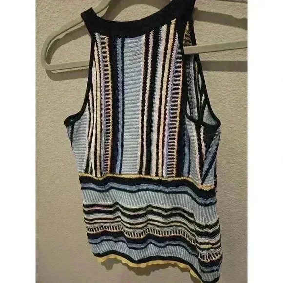 INC Women's Striped Halter Tank Top Multicolor Size M Sleeveless - Picture 7 of 9